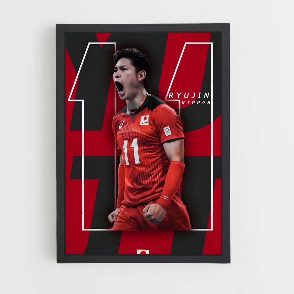 Poster Duel des Samouraïs – affiche Volleyball (vue 2)